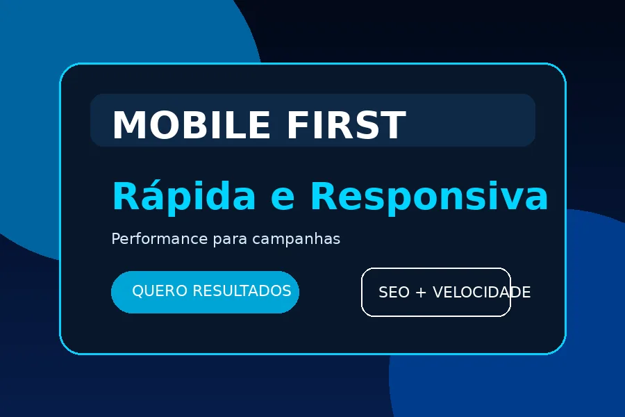 Landing page responsiva para celular
